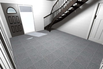 2. Eingang, Treppe - Anlage: Moderner Neubau mit barrierearmen Eigentumswohnungen in absoluter Wohlfühloase im Grünen