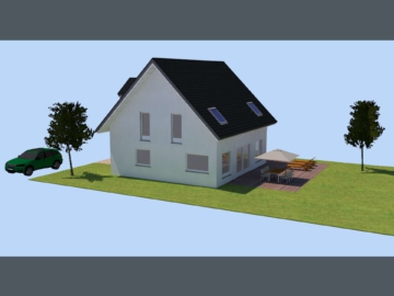 Seitenansicht - Ihr neues Zuhause auf einem der letzten Grundstücke + Wunschhaus im Neubaugebiet „Am Weißen Stein“