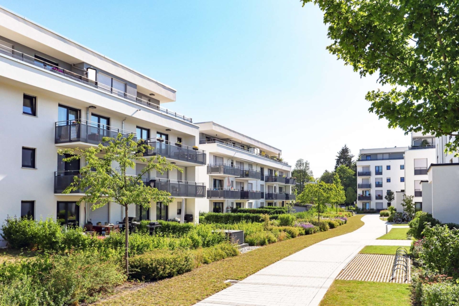 Exklusive, barrierearme Erdgeschosswohnung in renommierter Lage unmittelbar am Rhein, 47199 Duisburg, Erdgeschosswohnung