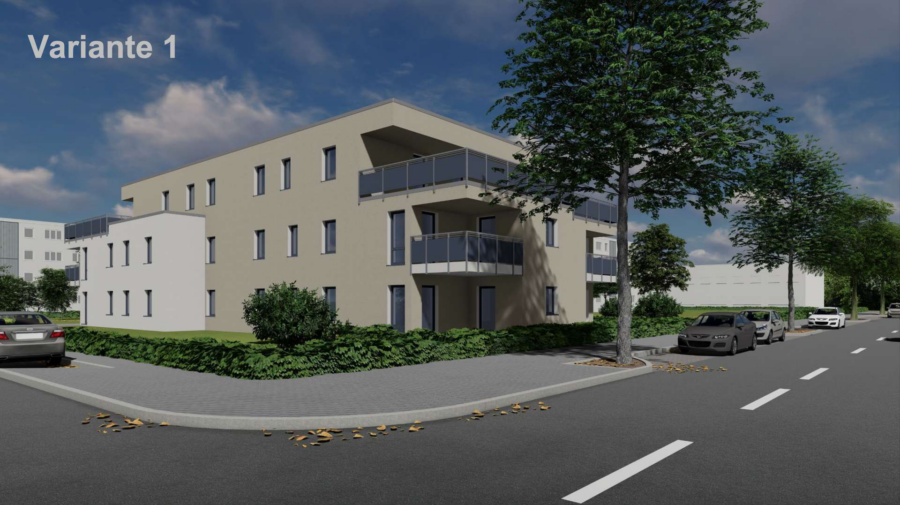 Variante 1 - Moderne barrierearme Wohnung im 1. OG im Neubaugebiet Jahnplatz in Vluyn