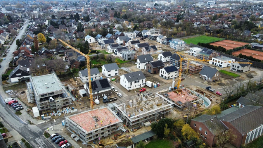 Hochbau - Barrierefreie und top ausgestattete Mietwohnung im Neubaugebiet Jahnplatz in Vluyn