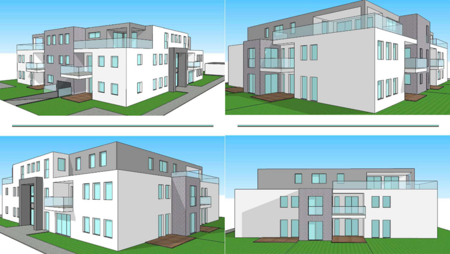 Ansicht 2 - Neubau: Barrierearme Erdgeschosswohnung in beliebter Lage von Moers-Kapellen