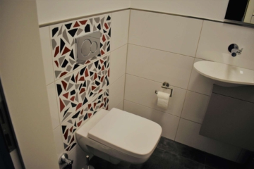 Ihr modernes Gäste-WC - Neuwertige und moderne Maisonette-Wohnung im EG+Souterrain in beliebter Lage von Neukirchen-Vluyn