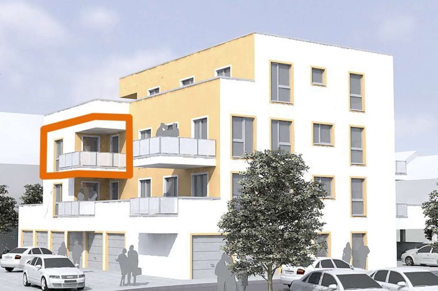 W5 Ansicht - Barrierearmes Wohnen im Herzen von Vluyn: Moderne Eigentumswohnung mit Balkon und Aufzug