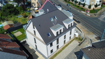 01 Drohne (3) - Leben am Essener Schlosspark: Moderne Penthousewohnung mit Galerie